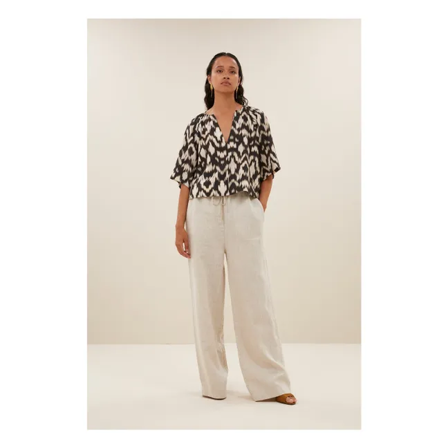Pantalon Basil Lin | Ecru
