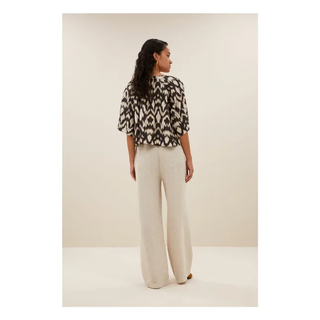 Pantalon Basil Lin | Ecru
