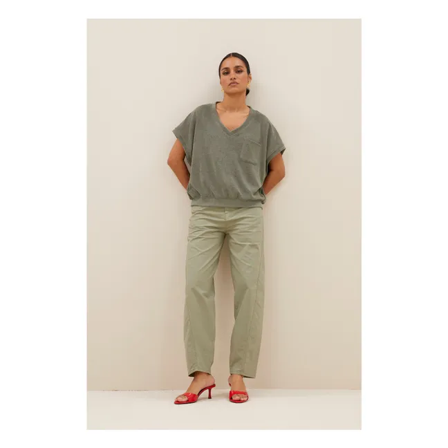 Pantalon Begum GD Popeline de Coton | Vert