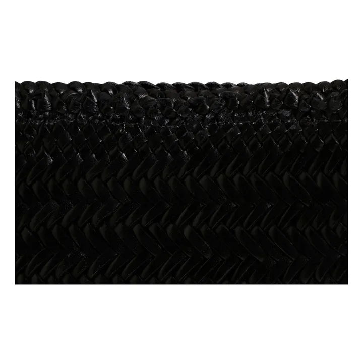 Sac Baguette Cuir | Noir- Image produit n°4