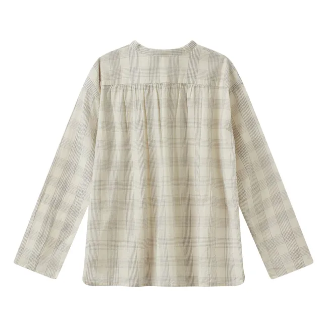 Chemise Adonis Carreaux | Blanc