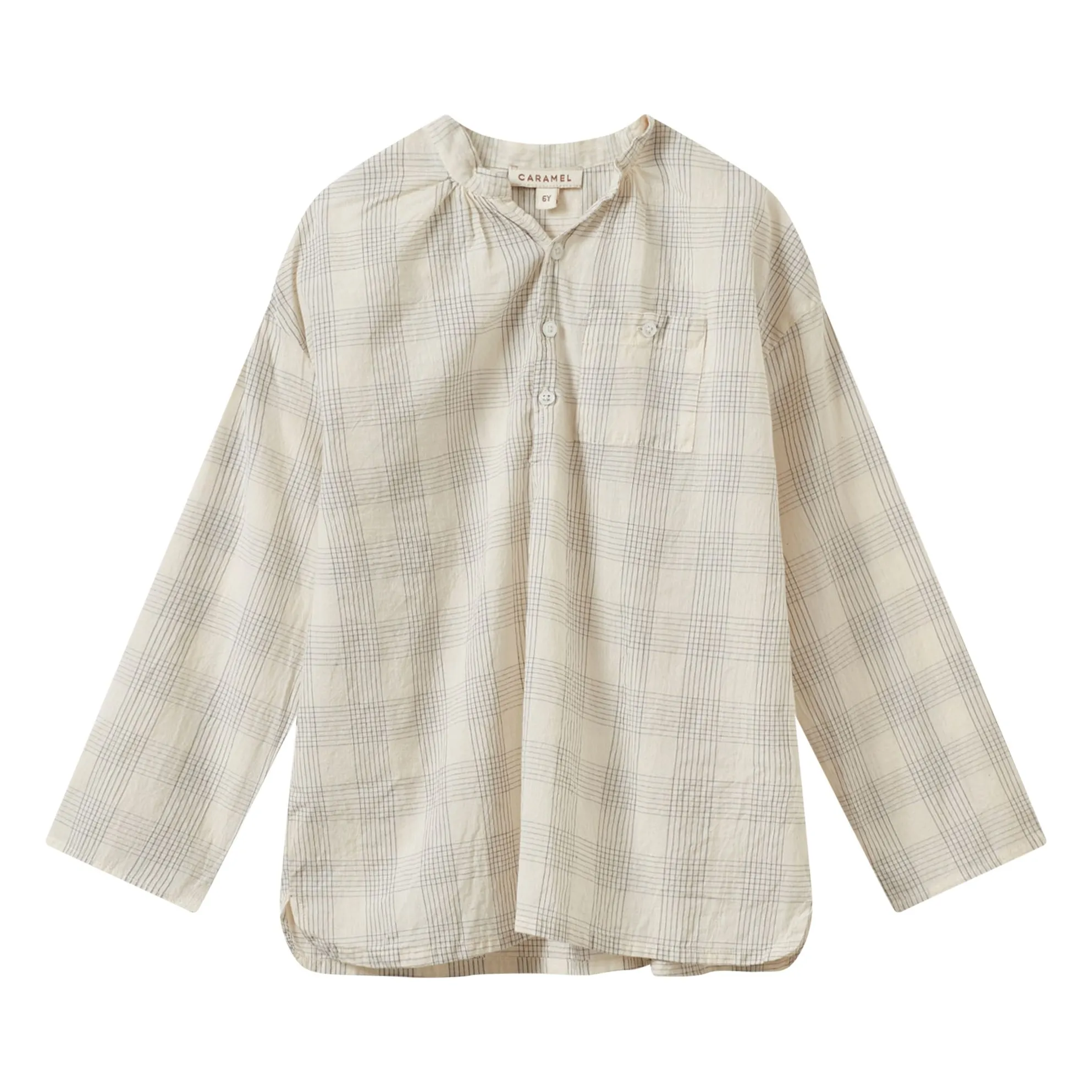 Caramel White Adonis Carreaux Shirt