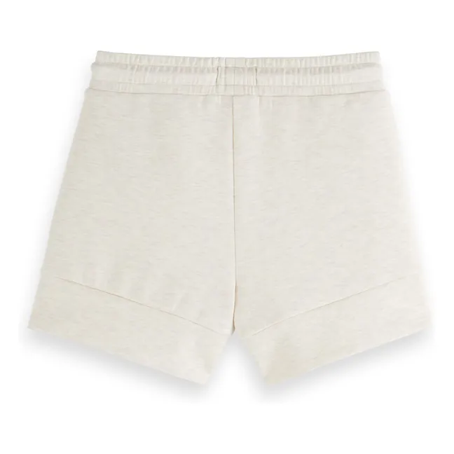 Shorts mit Kordelzug | Cremefarben