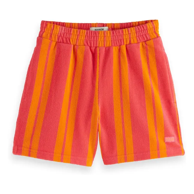 Pantalones cortos de rizo | Rosa