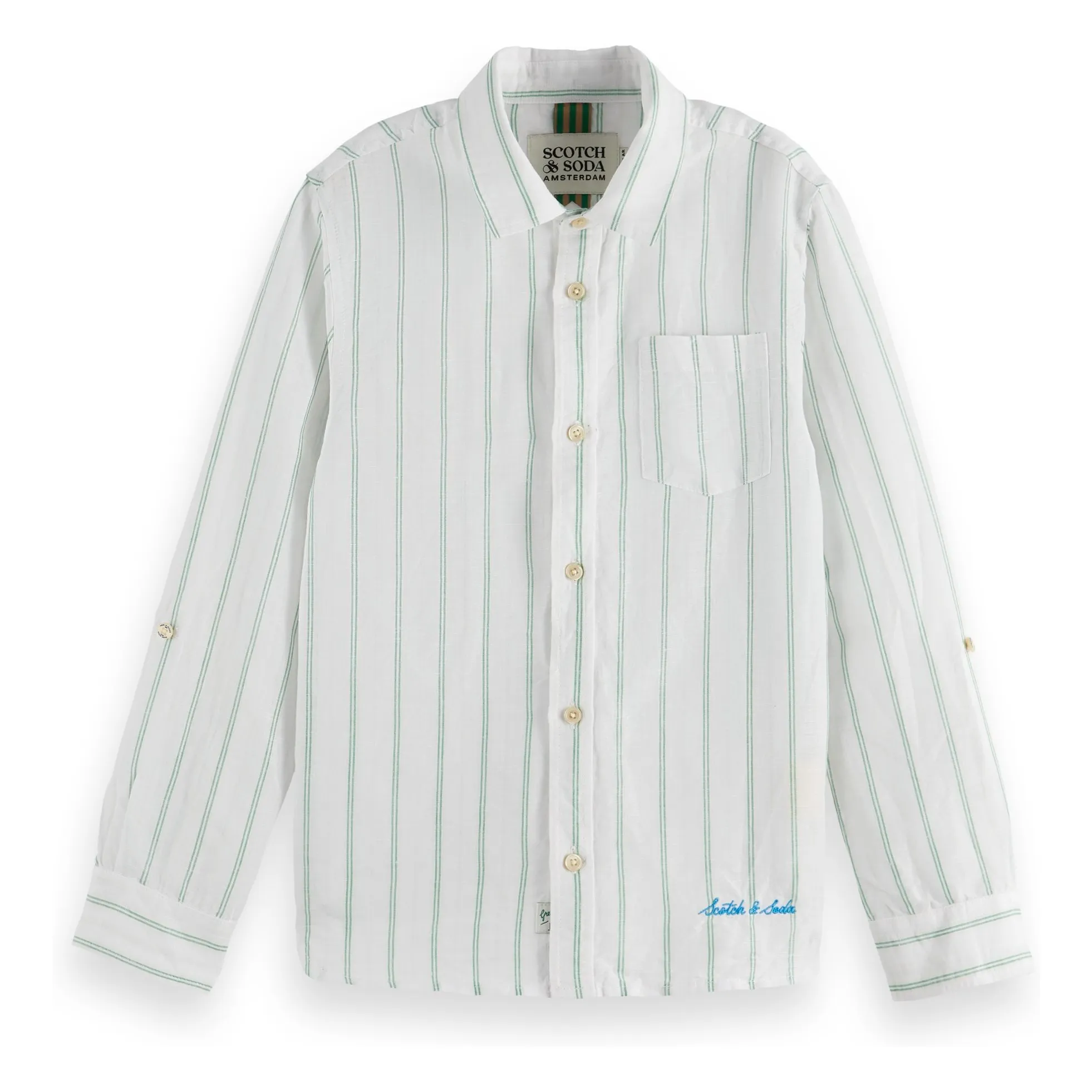 Chemise Rayée | Blanc- Image produit n°0