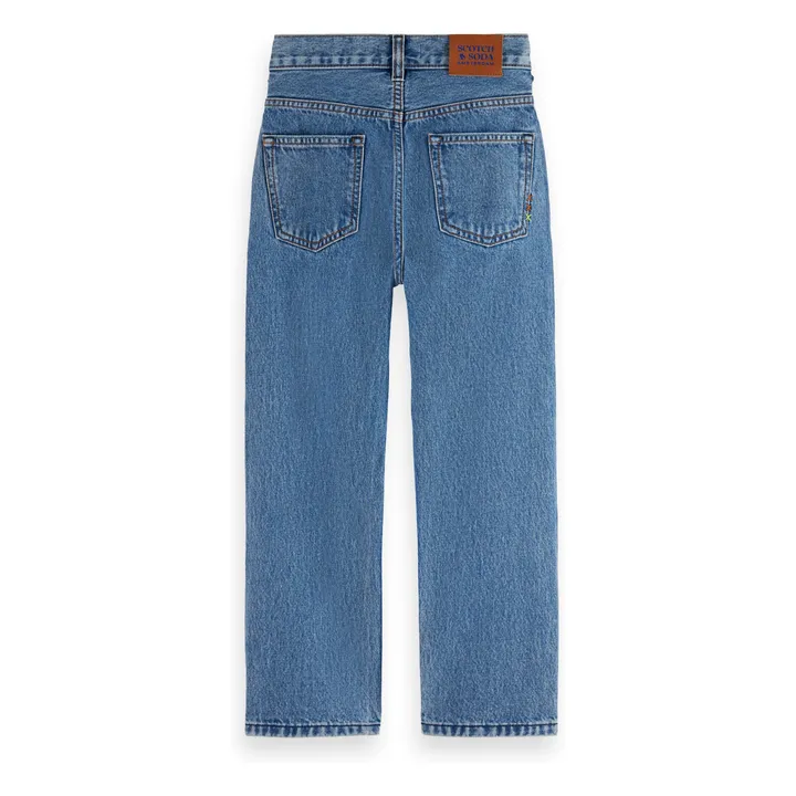 Jean Straight Fibres Recyclées | Bleu- Image produit n°1