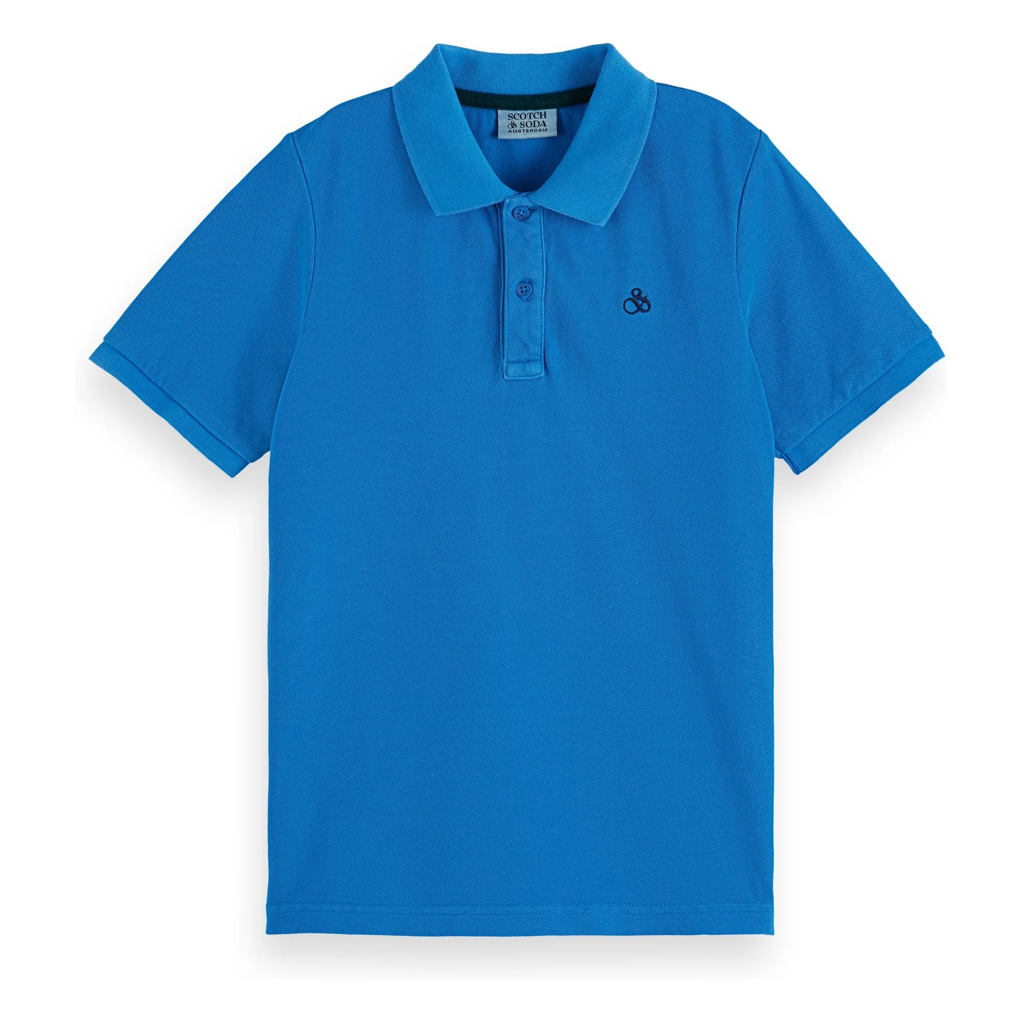 Scotch & Soda Blue Polo Logo