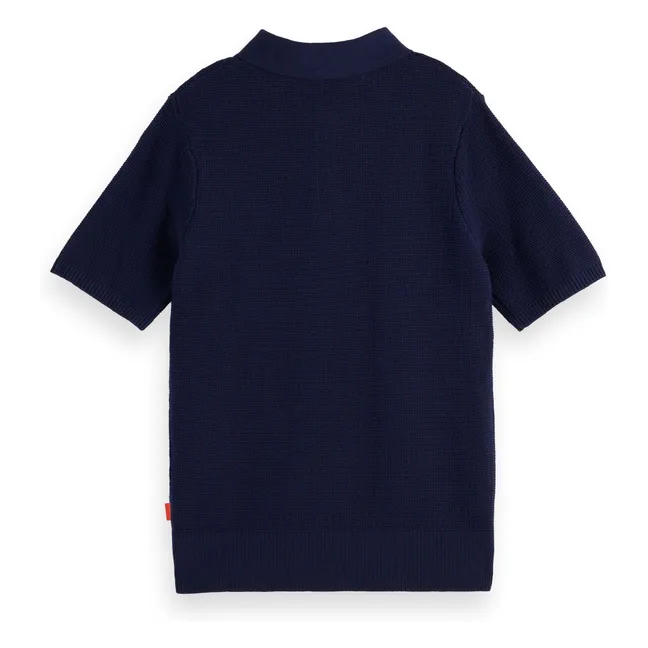 Polohemd Mesh | Navy