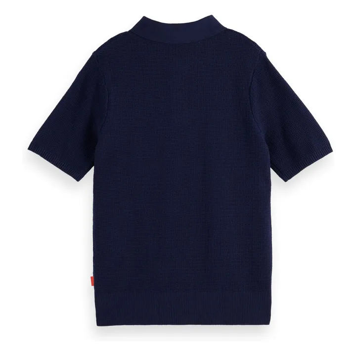 Polo Maille | Bleu marine- Image produit n°1