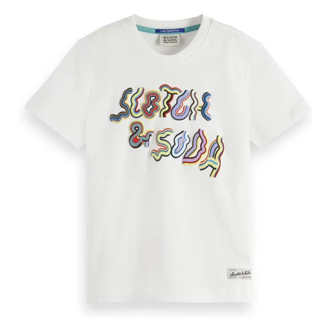 T-Shirt Logo Bio-Baumwolle | Weiß