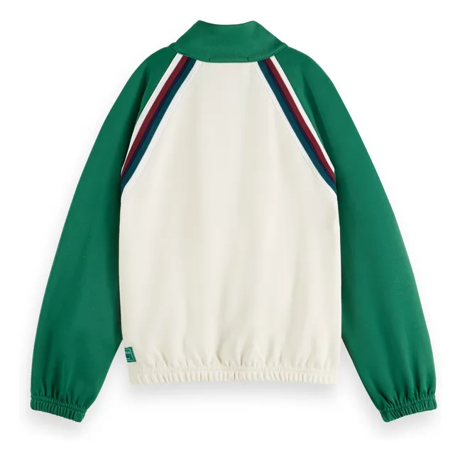 Felpa con zip | Verde