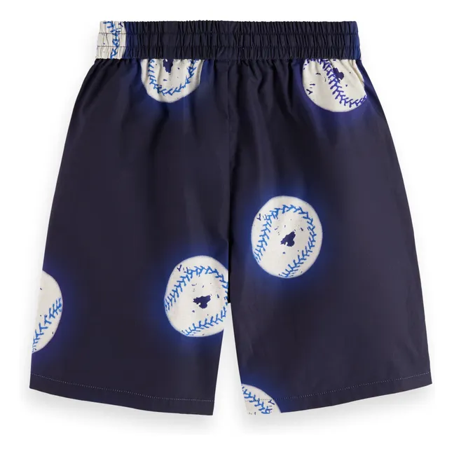 Pantaloncini da bagno da baseball | Blu marino