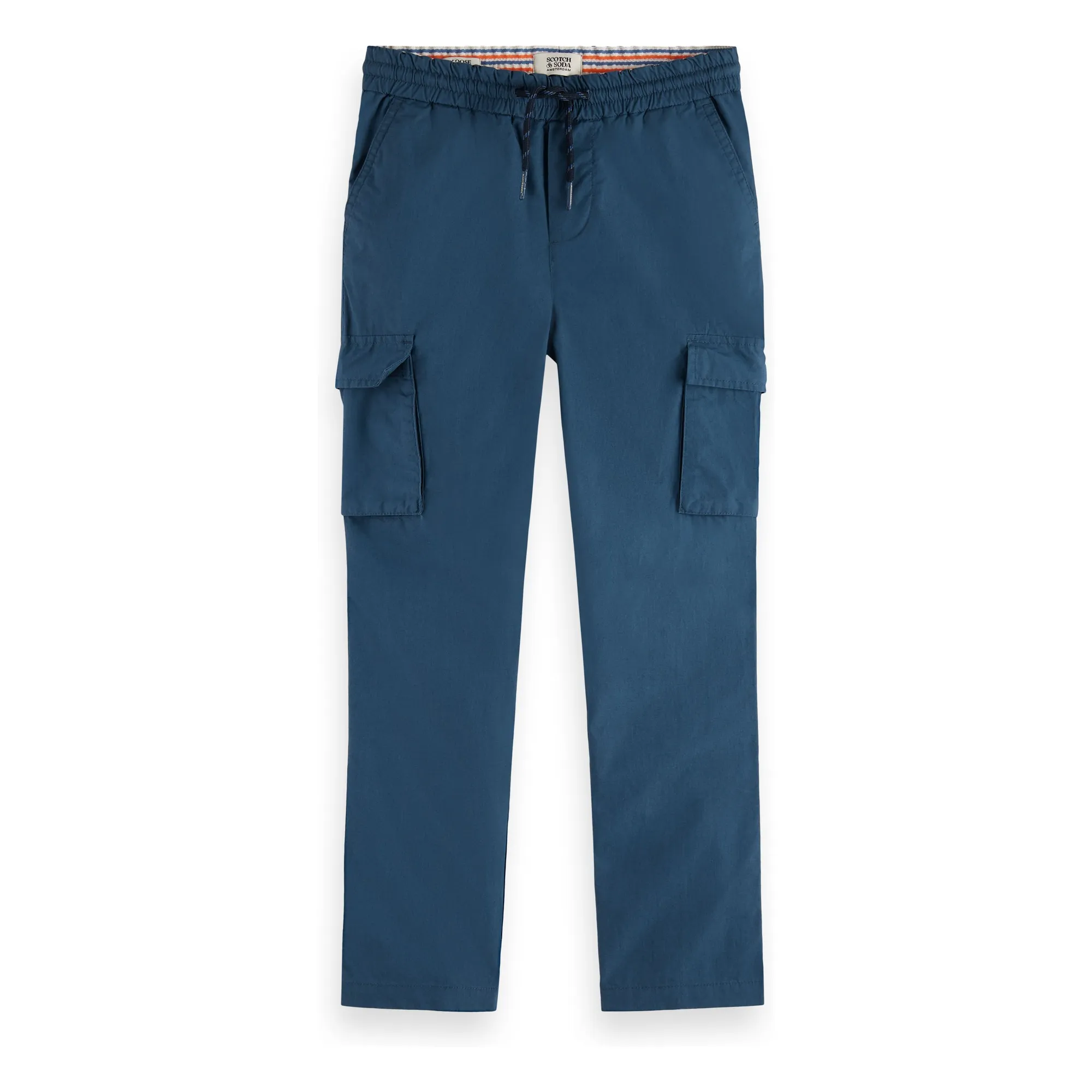 Scotch & Soda Navy Blue Cargo Pants