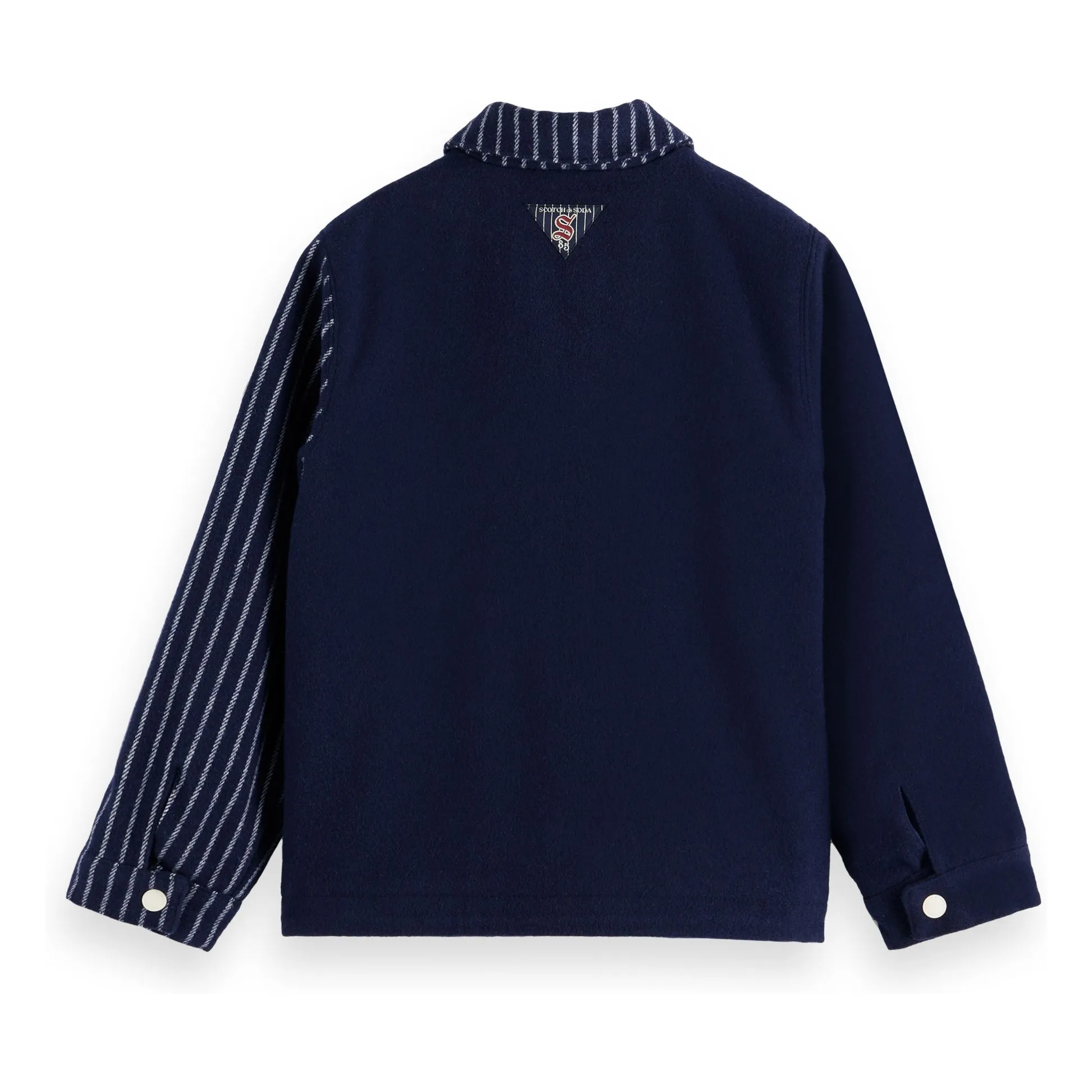 Veste Coach Rayée | Bleu marine- Image produit n°1