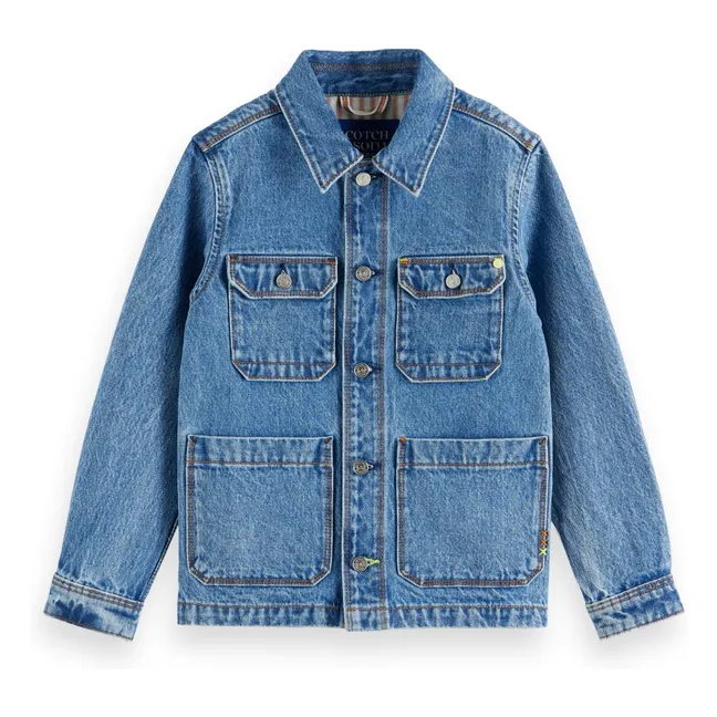 Giacca in denim Lake Fibre riciclate | Blu