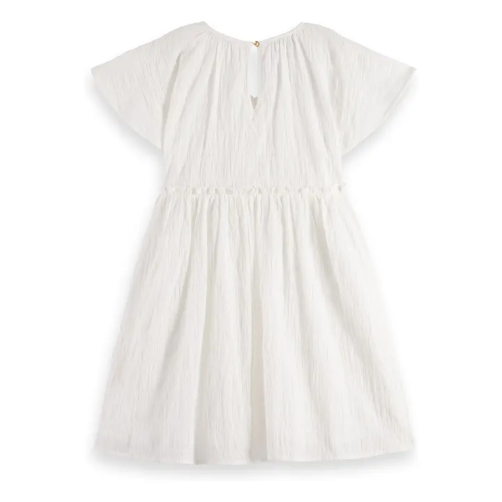 Robe Gaze de Coton | Blanc- Image produit n°1