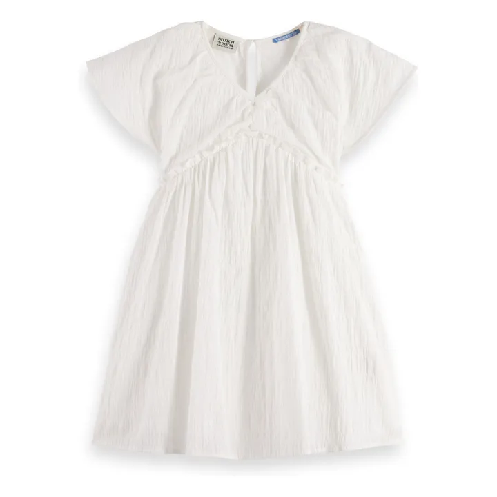 Robe Gaze de Coton | Blanc- Image produit n°0