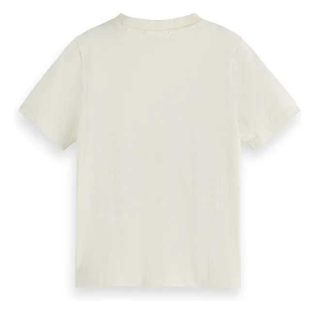 T-shirt Fleur | Ecru