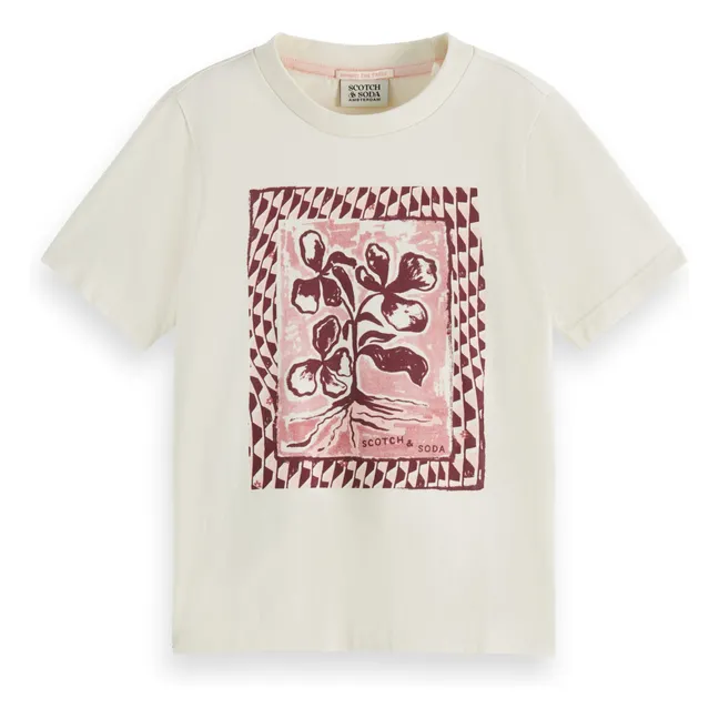 T-Shirt Blume | Seidenfarben