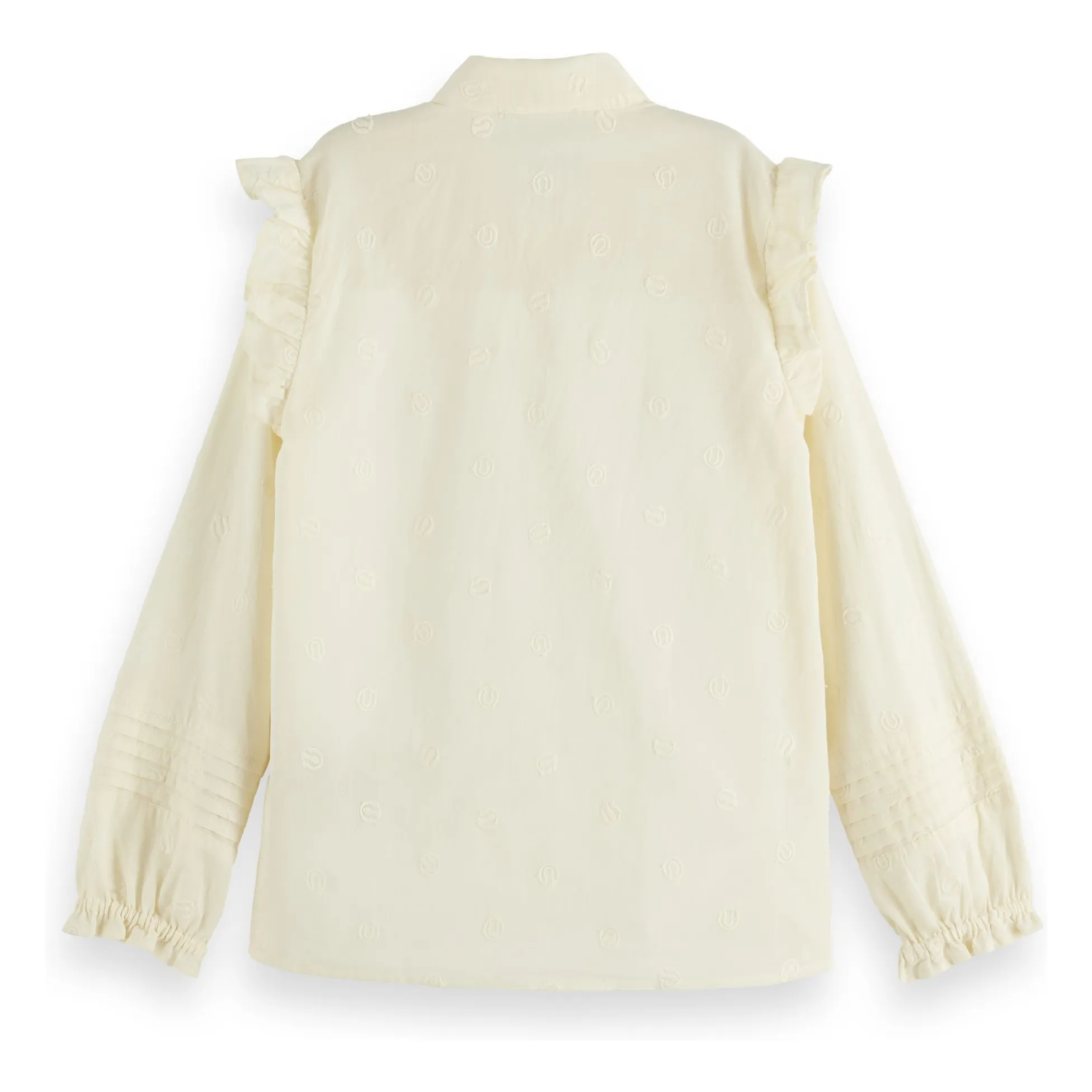Blouse Volants | Crème- Image produit n°1