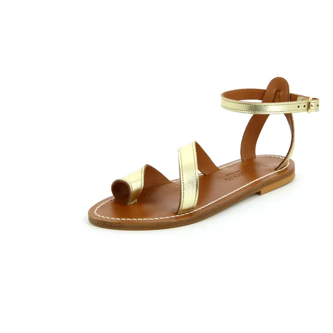 Anaelle Lamé Sandalen | Gold
