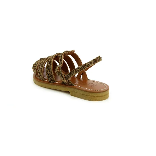 Lemonia Horsy Sandalen | Leopard