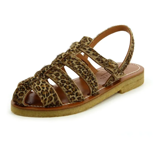 Lemonia Horsy Sandalen | Leopard
