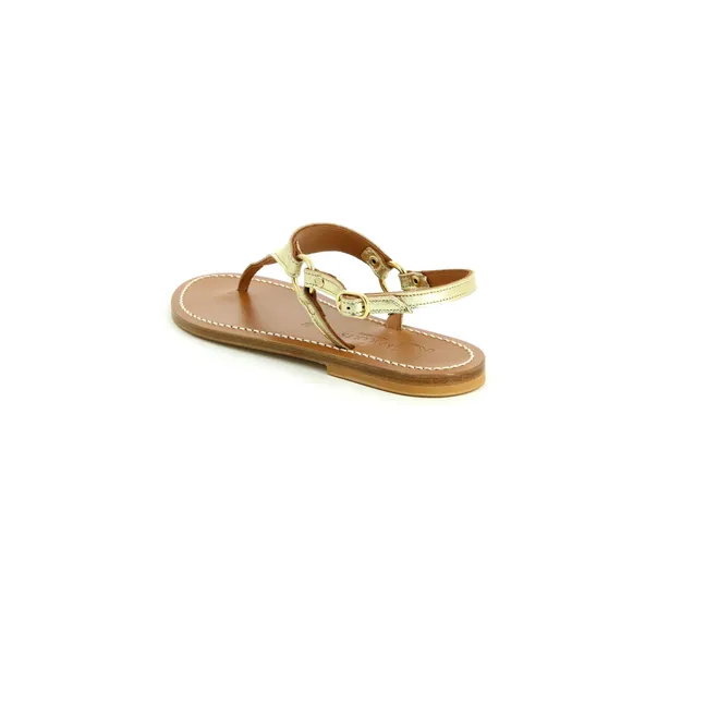 Dionysos-Sandalen Lamé | Gold