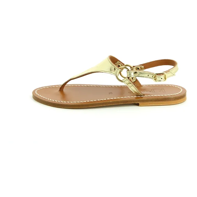 Dionysos-Sandalen Lamé | Gold