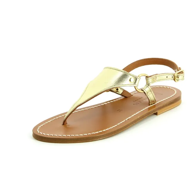 Dionysos-Sandalen Lamé | Gold
