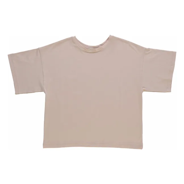 T-shirt Côtelé Avocat - Collection Femme | Rose poudré
