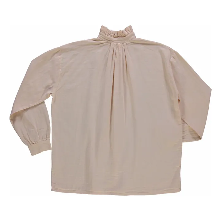 Blouse Rosier Double Gaze de Coton - Collection Femme | Rose poudré- Image produit n°1
