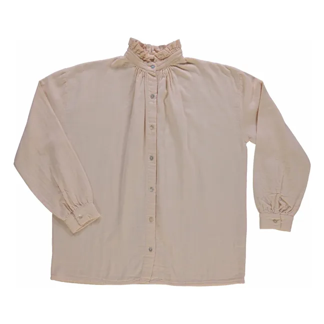 Blouse Rosier Double Gaze de Coton - Collection Femme | Rose poudré