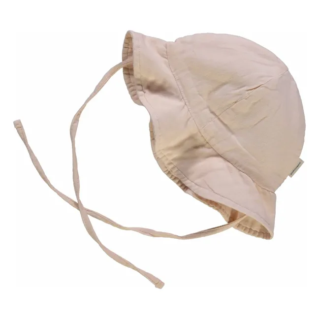 Sombrero Peonía Doble Gasa Algodón Ecológico | Rosa empolvado