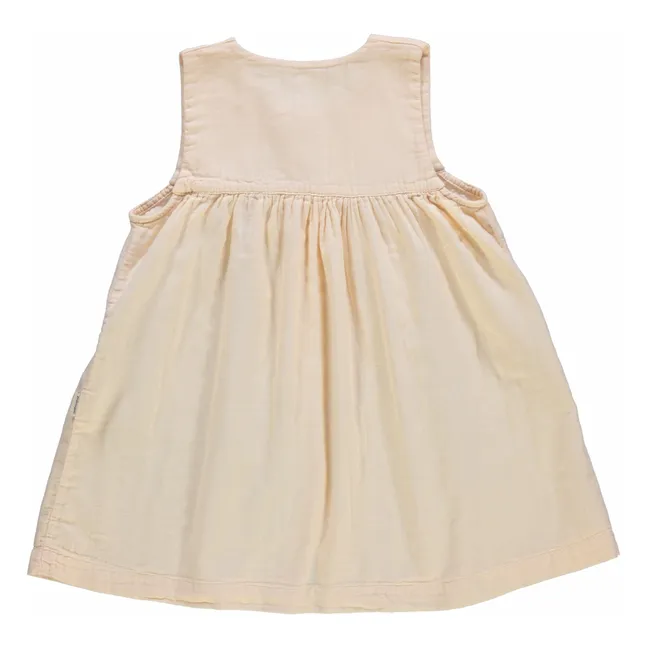 Abito in cotone biologico a doppia garza Agave | Beige