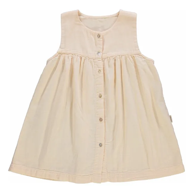 Abito in cotone biologico a doppia garza Agave | Beige