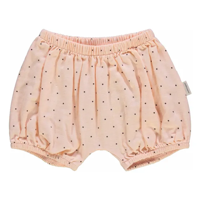Bloomer Verveine Pois Double Gaze de Coton Bio | Rose