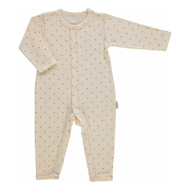 Airelle Pijama Algodón Ecológico Lunares | Beige