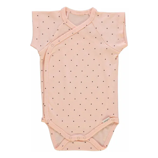 Body Ivy de algodón orgánico | Rosa empolvado