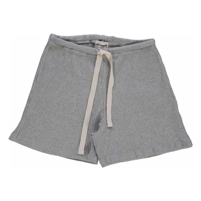 Short Côtelé Hortensia - Collection Femme | Gris chiné clair