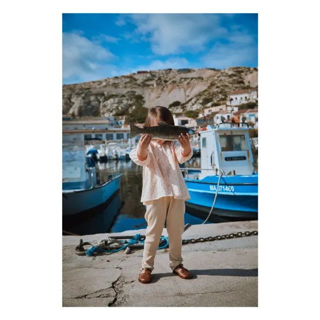 Blouse Pecan Voile Coton Bio | Rose poudré