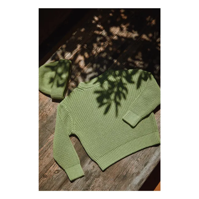 Jersey de algodón ecológico Dandelion | Verde
