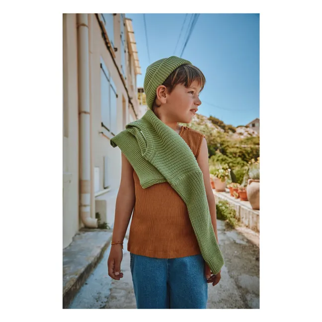 Maglione in cotone biologico Dandelion | Verde