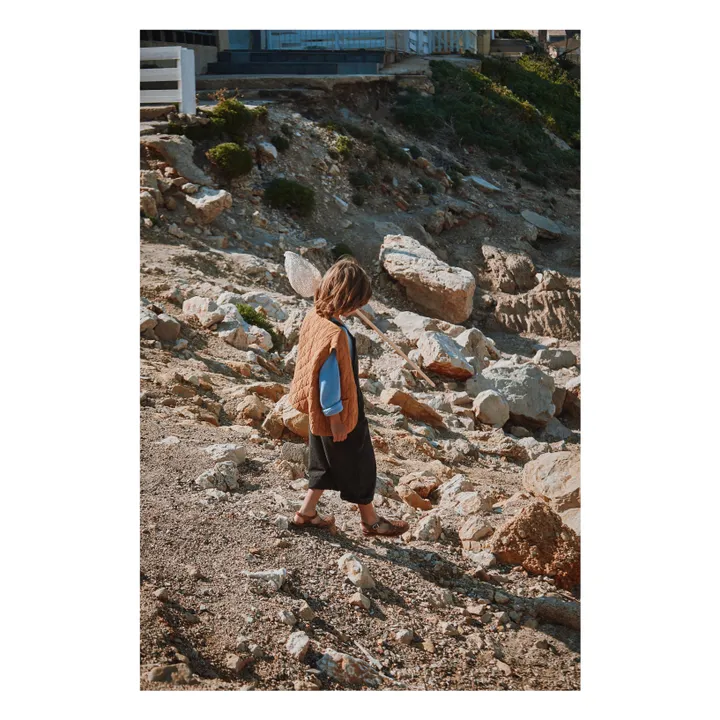Veste Sans Manches Cercis Coton Bio | Marron- Image produit n°2