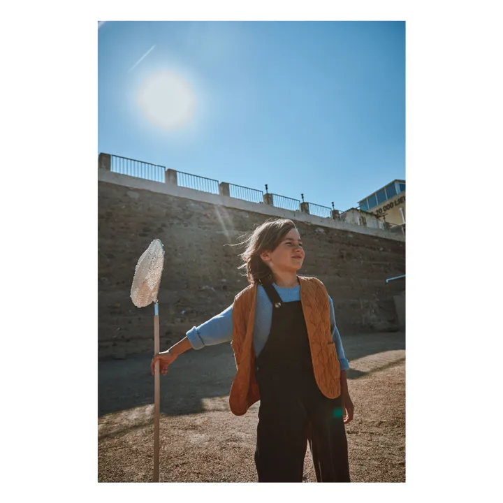 Veste Sans Manches Cercis Coton Bio | Marron- Image produit n°1