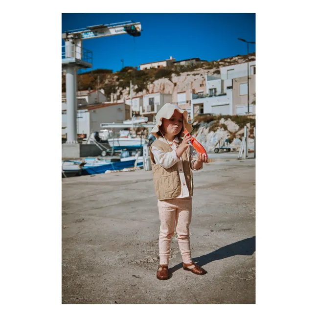 Chaqueta sin mangas de algodón ecológico Cercis | Verde oliva