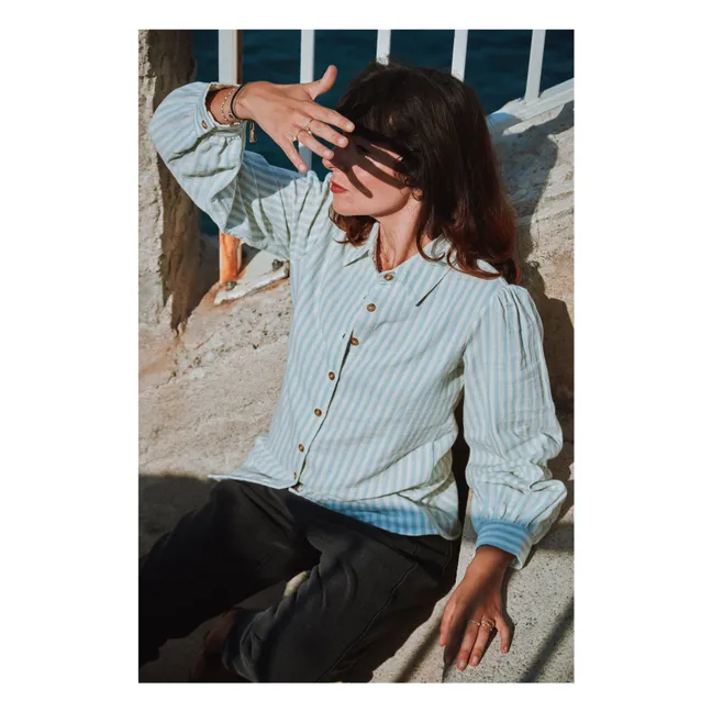 Camicia Alder Stripes - Collezione donna | Blu