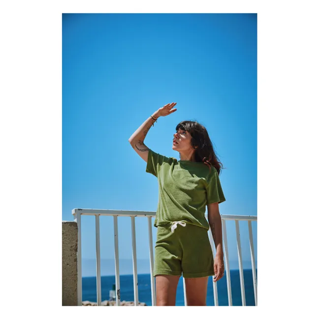 Short Hortensia Eponge - Collection Femme | Vert