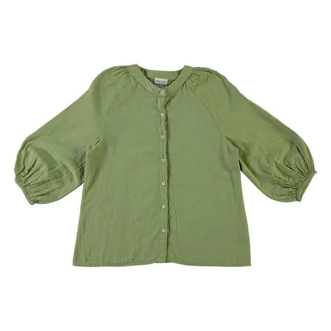 Blusa Onager Doble Gasa Algodón - Colección Mujer | Verde