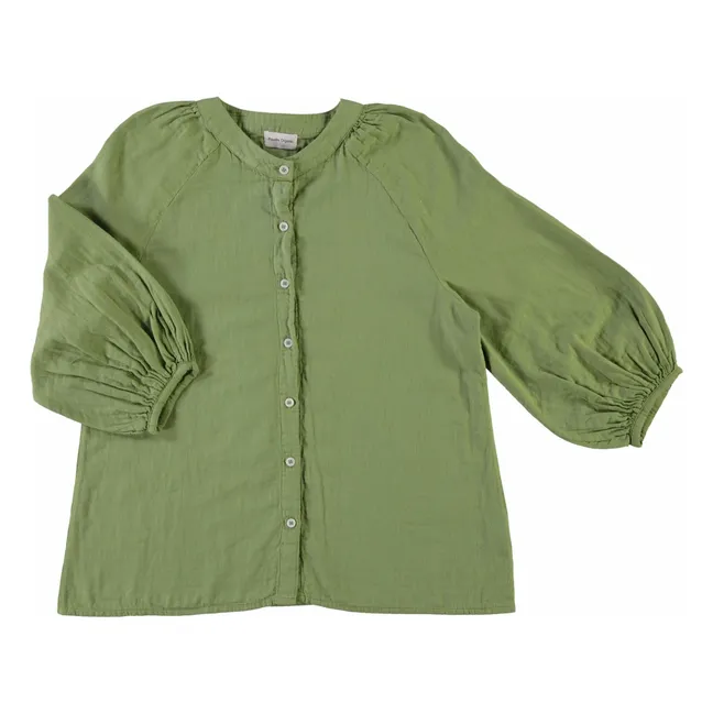 Blusa Onager Doble Gasa Algodón - Colección Mujer | Verde